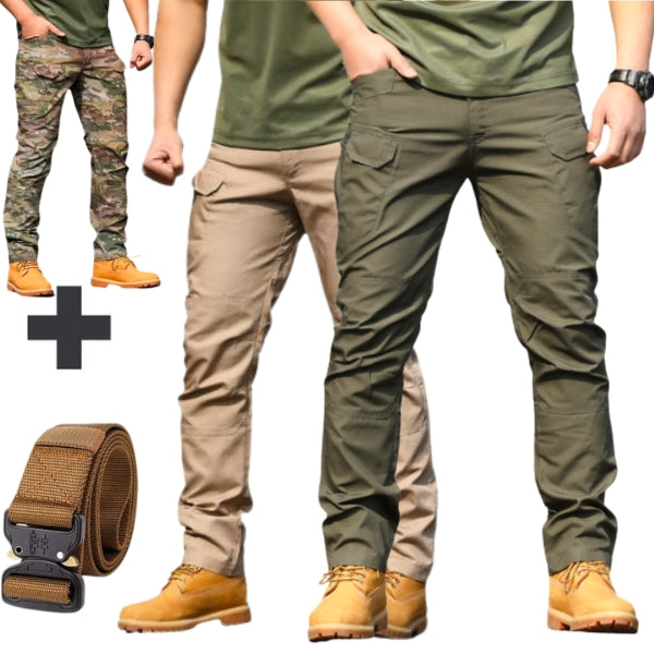 Kit 3 - Calça Tática Militar Impermeável - Delta Force + Cinto