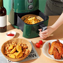 Forma De Airfryer Descartável Redondo Antiaderente Para Cozimento Papel Fritadeira Cozimento Protetor Forro Tapete