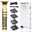 Kit 2  Máquina de Cortar Cabelo Barbeiro Dragão Profissional Elétrica Bateria Recarregável