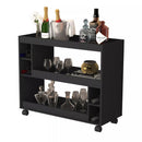 Aparador Buffet Multiuso com Adega e Rodízio Cantinho do Café Sala Cozinha Recepção Decoração Retrô