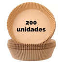 Forma De Airfryer Descartável Redondo Antiaderente Para Cozimento Papel Fritadeira Cozimento Protetor Forro Tapete