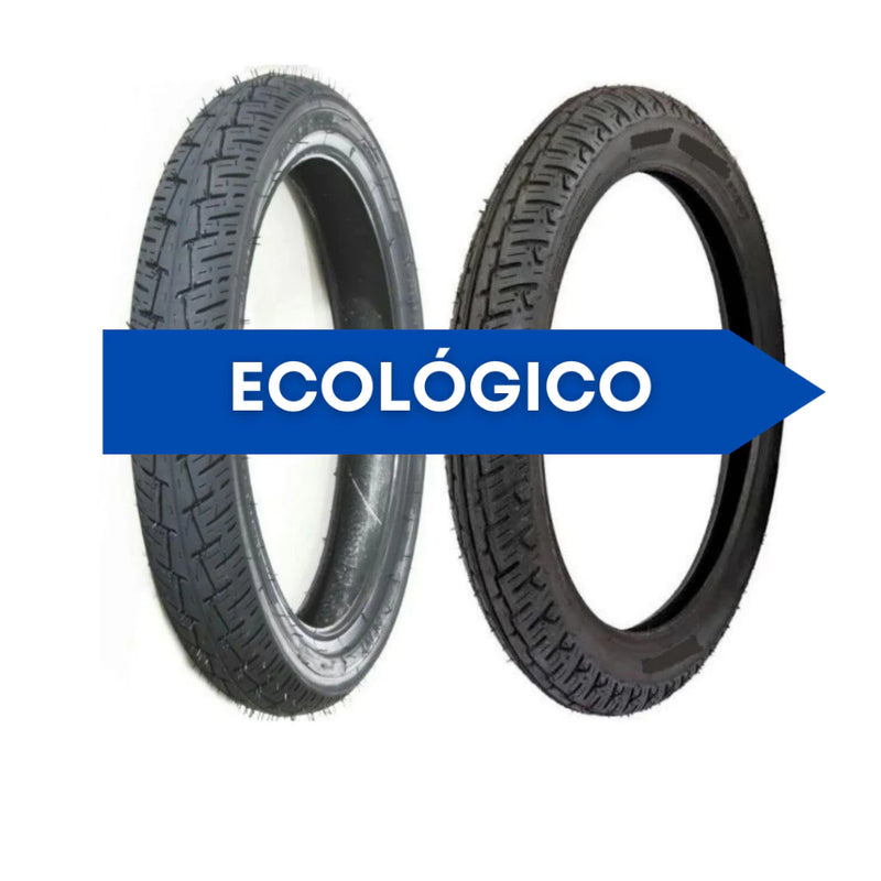 Par Pneu CG 125 Titan 150 Fan 160 YBR Honda Yamaha 90/90-18 e 2.75-18 + Brinde  02 Câmara de Ar