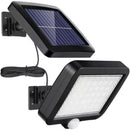 Luz Solar de Parede 20W com Sensor Independente - Iluminação Externa Eficiente e Sustentável