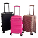 Mala De Bordo Linha Premium 10KG, Zíper Dupla,Rodinha Dupla 360°,Cadeado Embutido,Material Leve ABS