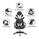 Cadeira Gamer acompanha brinde massageador Ergonômica Com Apoio Pés home office