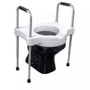 Assento Vaso Sanitário Elevado Com Barras Laterais Suporte