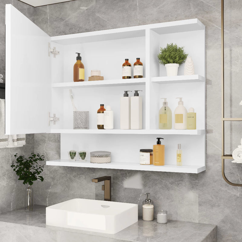 A MAIS QUERIDA DO BRASIL! Armário Espelheira com Porta Cleopatra - VÁRIAS CORES