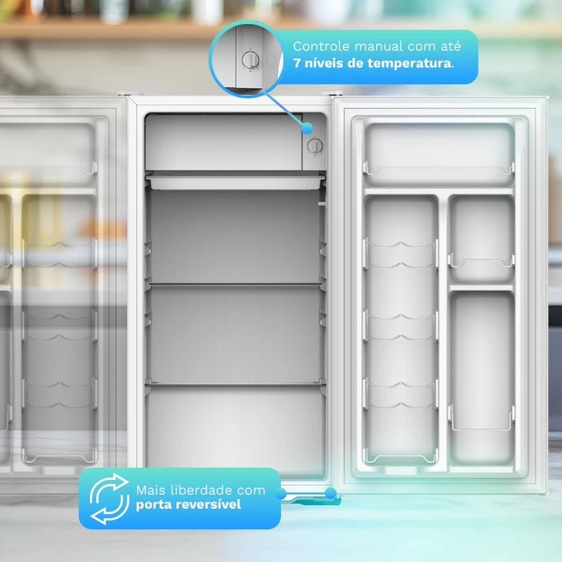 Frigobar Geladeira HQ 93 Litros Branco BC-93-62H 127V