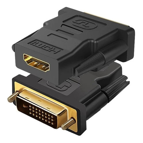 Adaptador Conector Dvi Digital Macho 24+1 Para Hdmi Fêmea
