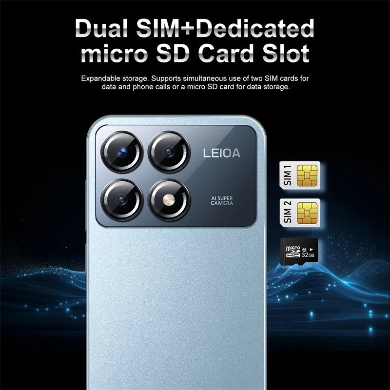 X6 Pro Smartphone 16 + 512 Gb 5.5 Polegadas Android Celular