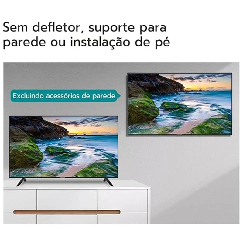 Smart TV 32 polegadas LED HD Wi-Fi TV 60Hz 32wdsnbx 100/240v Android 14