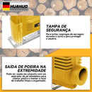 Kit HUAHUO - Furadeira De Impacto E Lixadeira Esmerilhadeira E Serra Tico Tico e Maleta de Transporte Com Acessórios