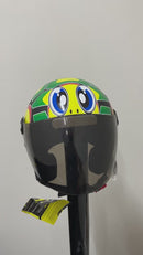 Capacete Aberto Personalizado New Liberty 3 Tartaruga Viseira Fumê