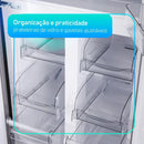 Geladeira Refrigerador HQ Frost Free Inverter Multidoor 426 Litros Cinza