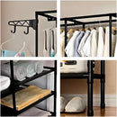 Roupeiro Guarda Roupa Portatil Cabideiro Arara Para Roupa Sapateira Organizador Multiuso Armário