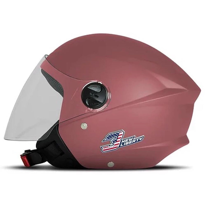 Capacete Tork Liberty New Three Elite Baby Pink