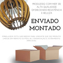 Kit Abajur Luminária De Mdf Para Mesa/Quarto Luminária Mesa