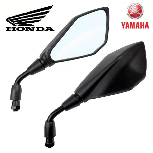 Retrovisor Kawasaki Z400 Z 400 Rosca Honda Yamaha Fixo Haste Curta Esportivo