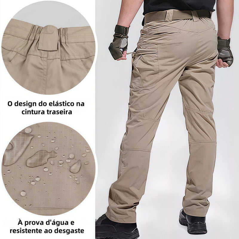 Kit 3 - Calça Tática Militar Impermeável - Delta Force + Cinto
