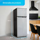 Geladeira Refrigerador HQ Defrost 230 Litros Cinza