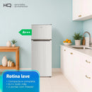Geladeira Refrigerador HQ Defrost 230 Litros Cinza