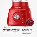 Liquidificador 3 velocidades 550W Turbo Power - L-99-FR - Mondial