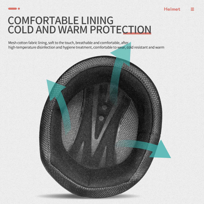 Capacete de lente dupla ABS Capacete de motocicleta unissex