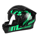 Capacete de lente dupla ABS Capacete de motocicleta unissex