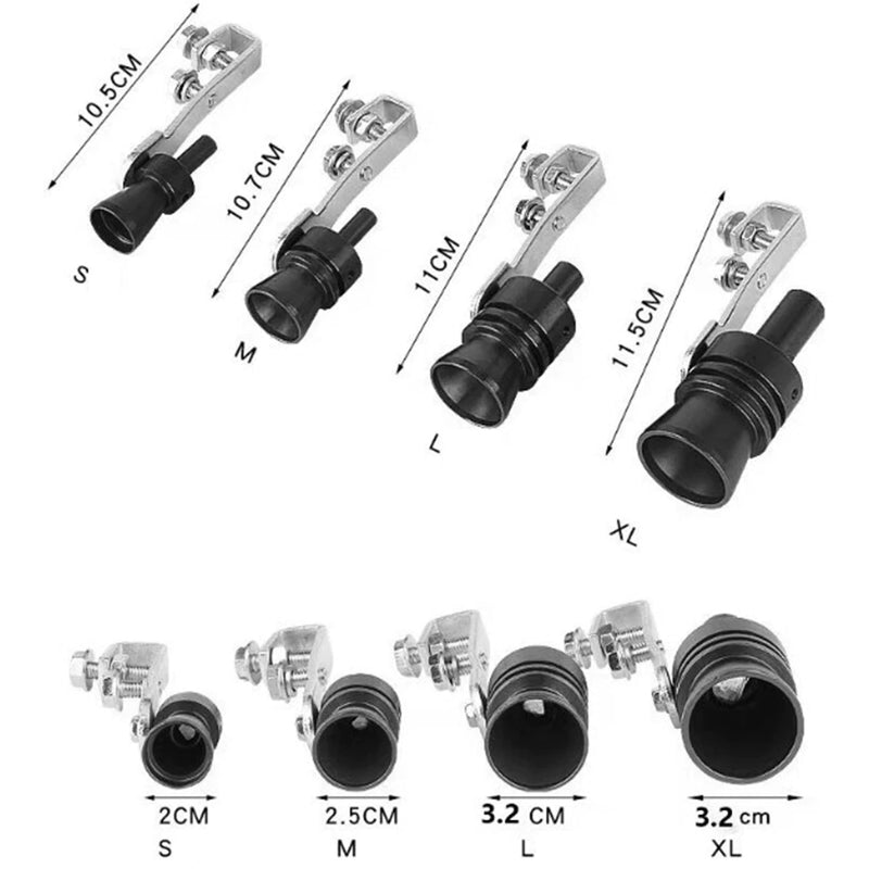 Dispositivo De Reequipamento De Veículo , Tubo De Escape , Apito De Som Turbo , Simulador Universal Para Carro
